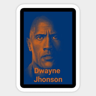 Dwayne Jhonson Sticker